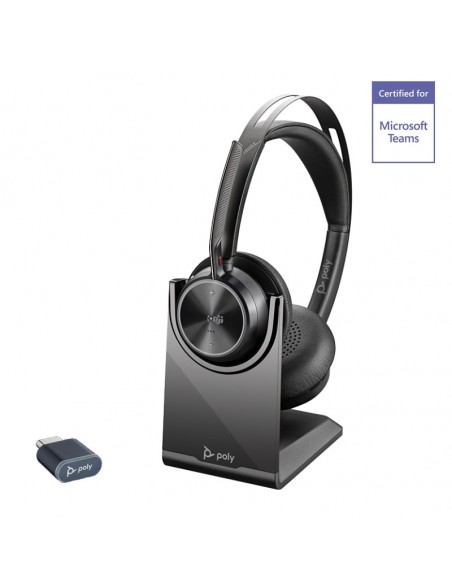 Poly Voyager Focus 2 USB-C MS Avec Base De Recharge